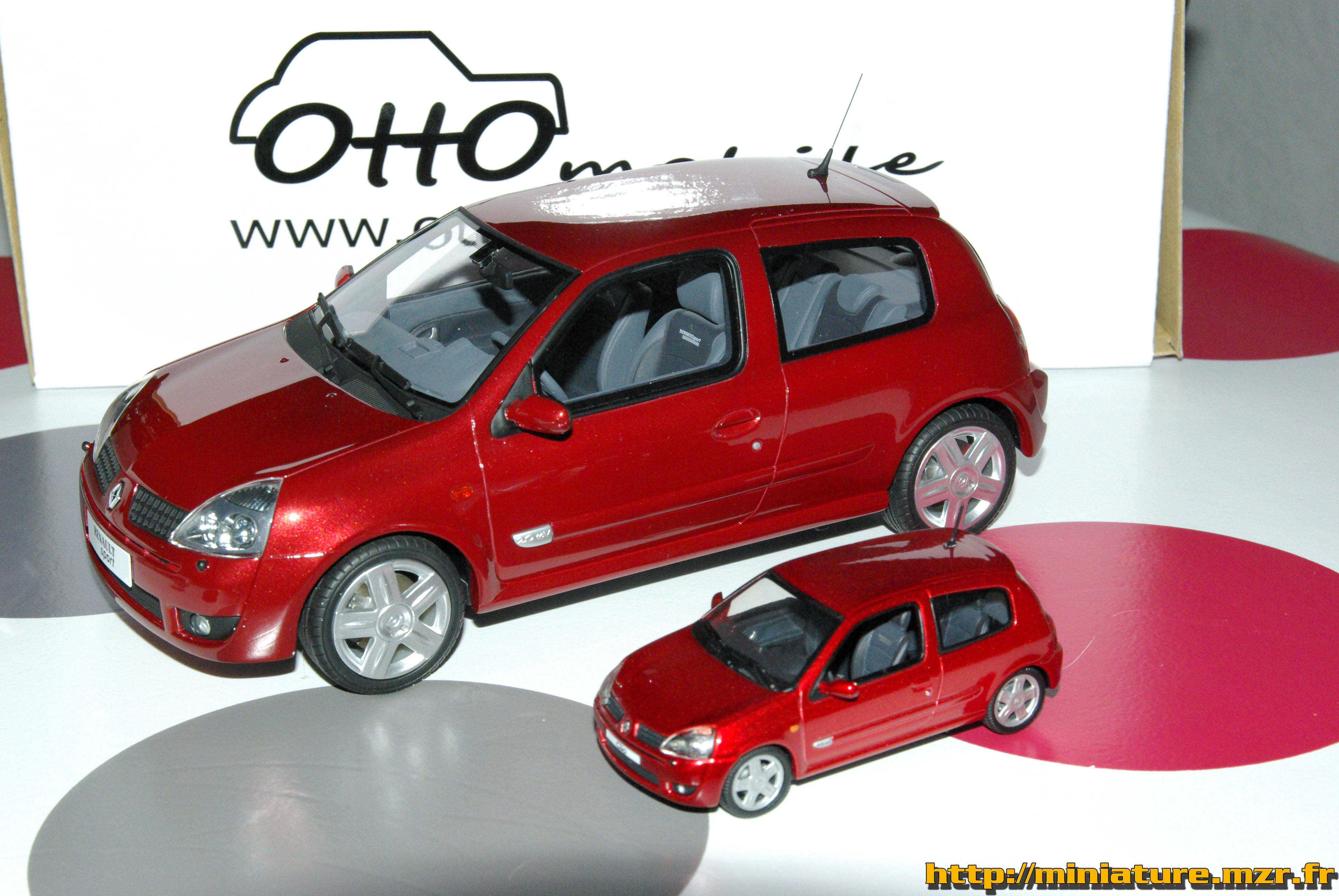 MZR Miniatures : Afficher le sujet - 1:18 Renault Clio RS Rouge de Feu